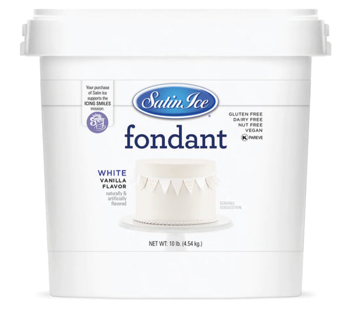 Satin Ice White Fondant 10lb - Sweet Life Cake Supply