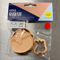 Little Biskut Cutter Set Mini Cauldron Stamp & Cutter - Sweet Life Cake Supply