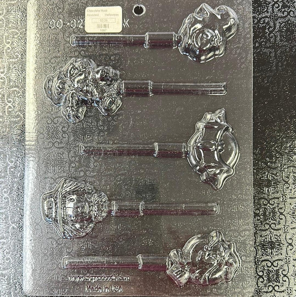 Chocolate Mold Assorted Halloween Lollipop - Sweet Life Cake Supply
