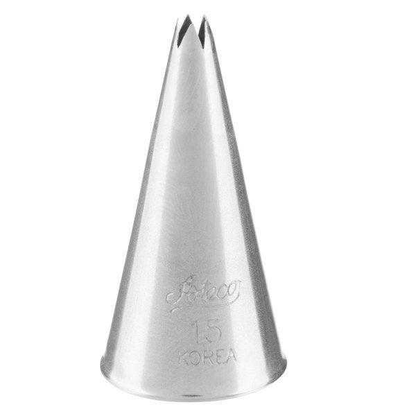 Standard Tube S/S Star #15 - Sweet Life Cake Supply
