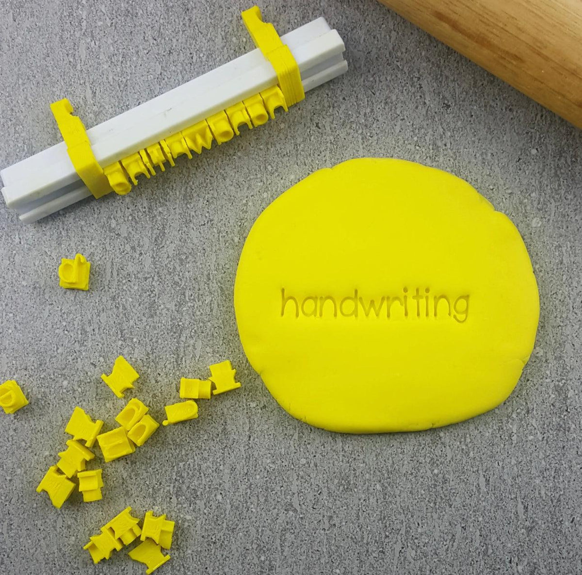 CCC Letter Stamps Handwriting Lowercase - Sweet Life Cake Supply