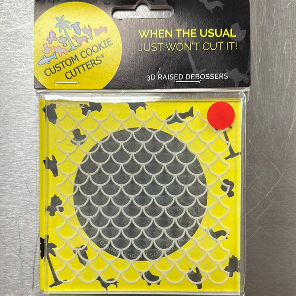 CCC Pattern Plate Scales Pattern Plate - Sweet Life Cake Supply