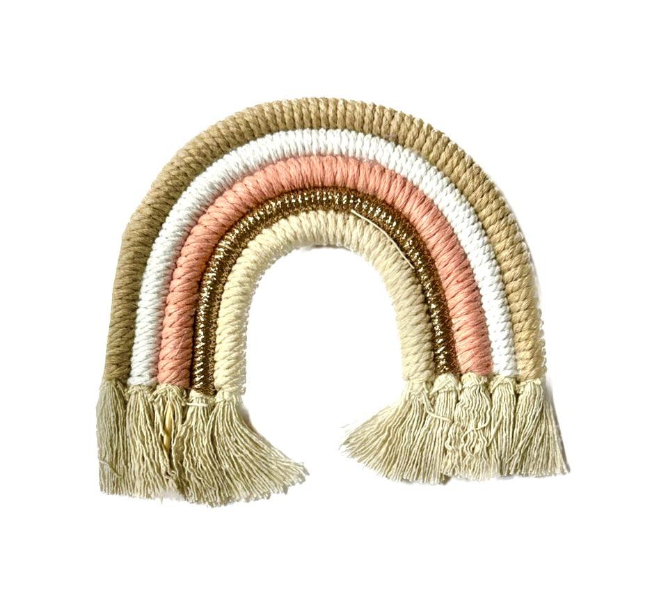 Large Boho Rainbow Cake Topper Natural - Sweet Life Cake Supply