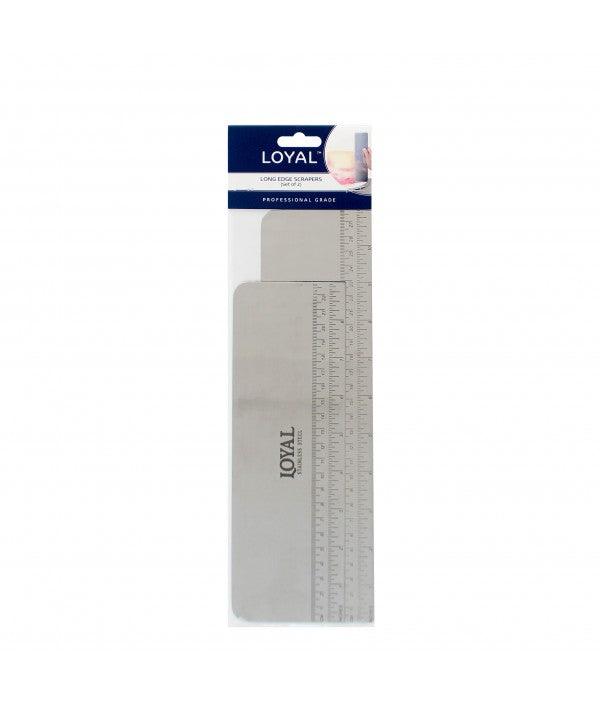 Loyal Long Edge Scrapers Set of 2 - Sweet Life Cake Supply