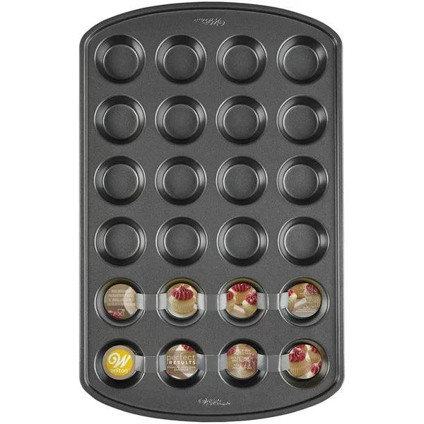 Wilton Mini Muffin Pan 24 Cavity* - Sweet Life Cake Supply