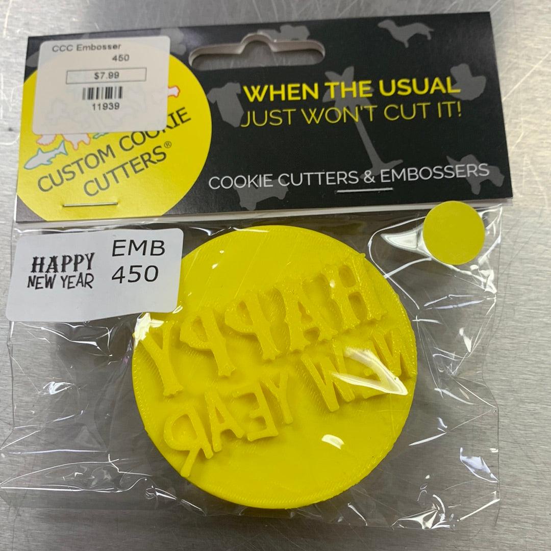 CCC Embosser Happy New Year Embosser - Sweet Life Cake Supply