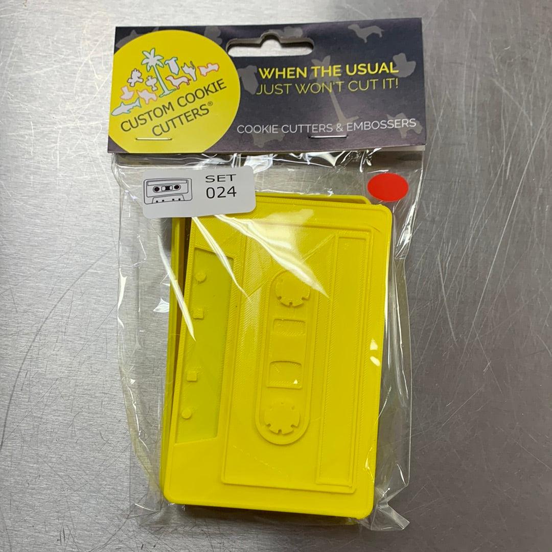 CCC Cutter & Embosser Set Retro Cassette - Sweet Life Cake Supply