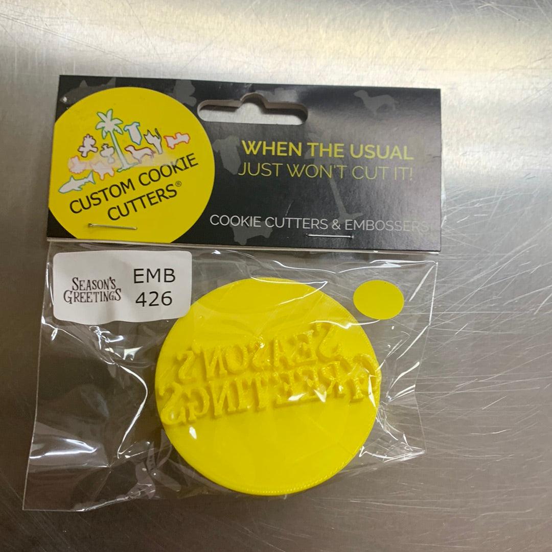 CCC Embosser Season's Greetings Embosser - Sweet Life Cake Supply