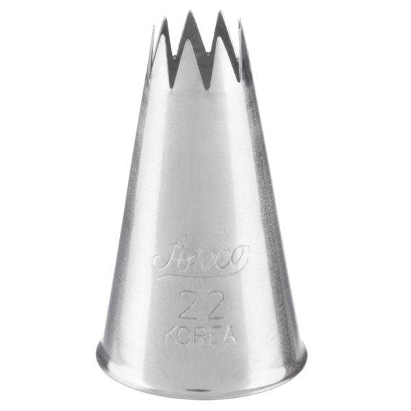 Standard Tube S/S Star #22 - Sweet Life Cake Supply
