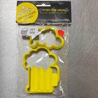 CCC Cutter & Embosser Set Beer Mug & 2 Cutters - Sweet Life Cake Supply