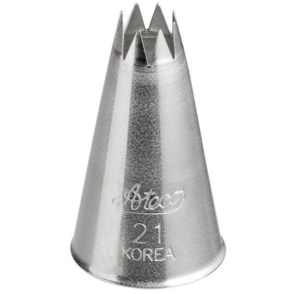 Standard Tube S/S Star #21 - Sweet Life Cake Supply