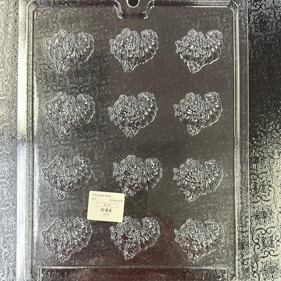 Chocolate Mold Cornucopia 2” - Sweet Life Cake Supply