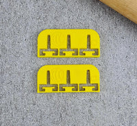 CCC Letter Stamps Triple Letter Bar Holder Accessory - Sweet Life Cake Supply