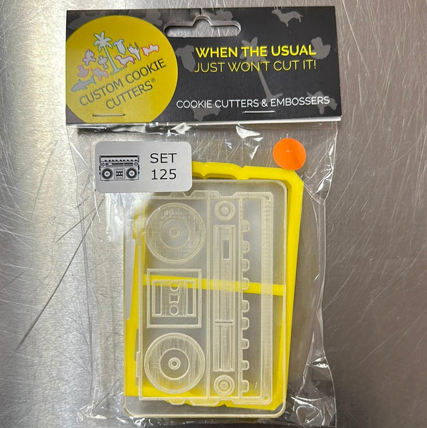 CCC Cutter & Debosser Set Boom Box - Sweet Life Cake Supply