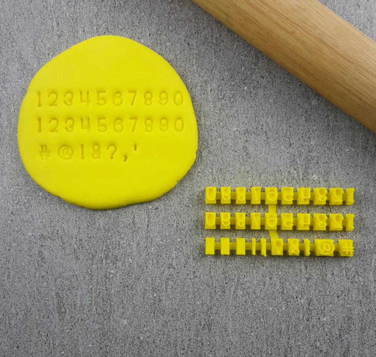 CCC Letter Stamps Handwriting Numbers - Sweet Life Cake Supply