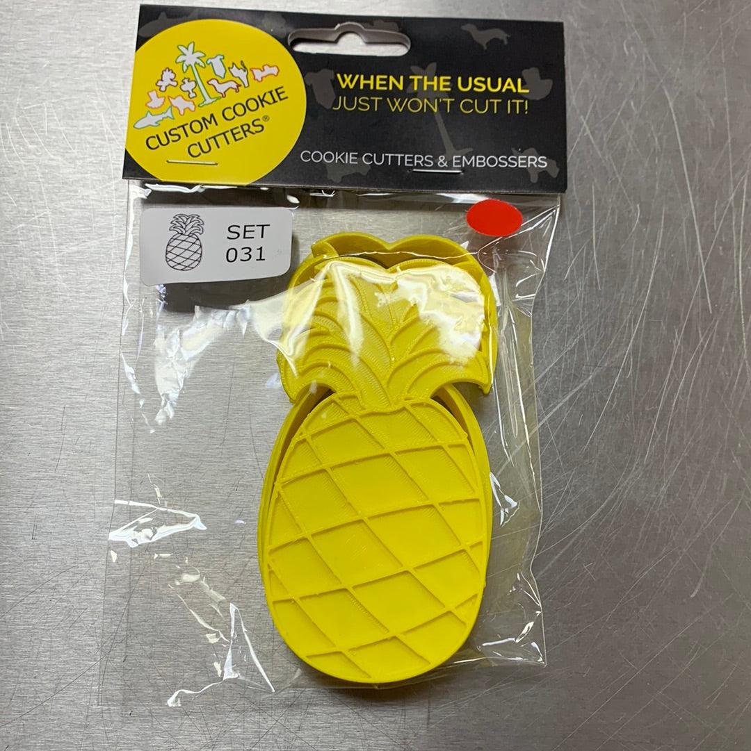 CCC Cutter & Embosser Set Pineapple - Sweet Life Cake Supply