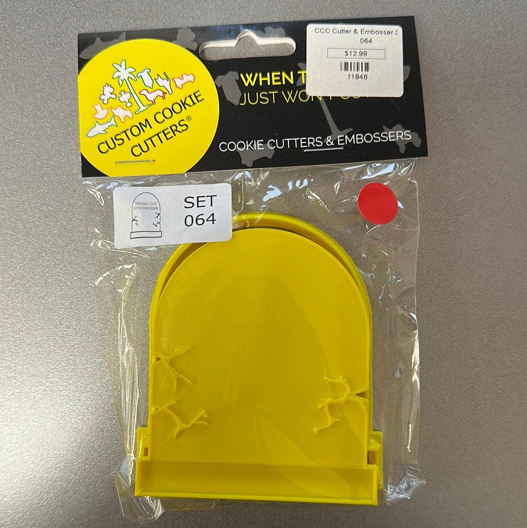 CCC Cutter & Embosser Set Gravestone - Sweet Life Cake Supply