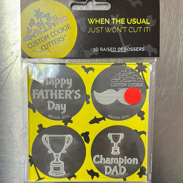 CCC Mini Debosser Father’s Day - Sweet Life Cake Supply