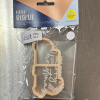 Little Biskut Have Yourself a Merry Christmas Cutter & Debosser - Sweet Life Cake Supply