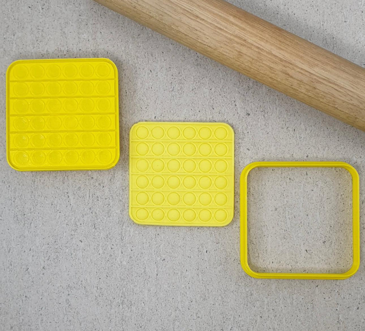 CCC Cutter & Debosser Set Square POP IT - Sweet Life Cake Supply