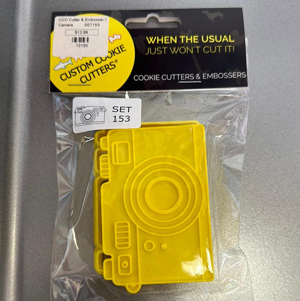 CCC Cutter & Embosser Set Retro Camera - Sweet Life Cake Supply