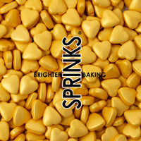 Sprinks Sprinkles Blends Gold Hearts - Sweet Life Cake Supply