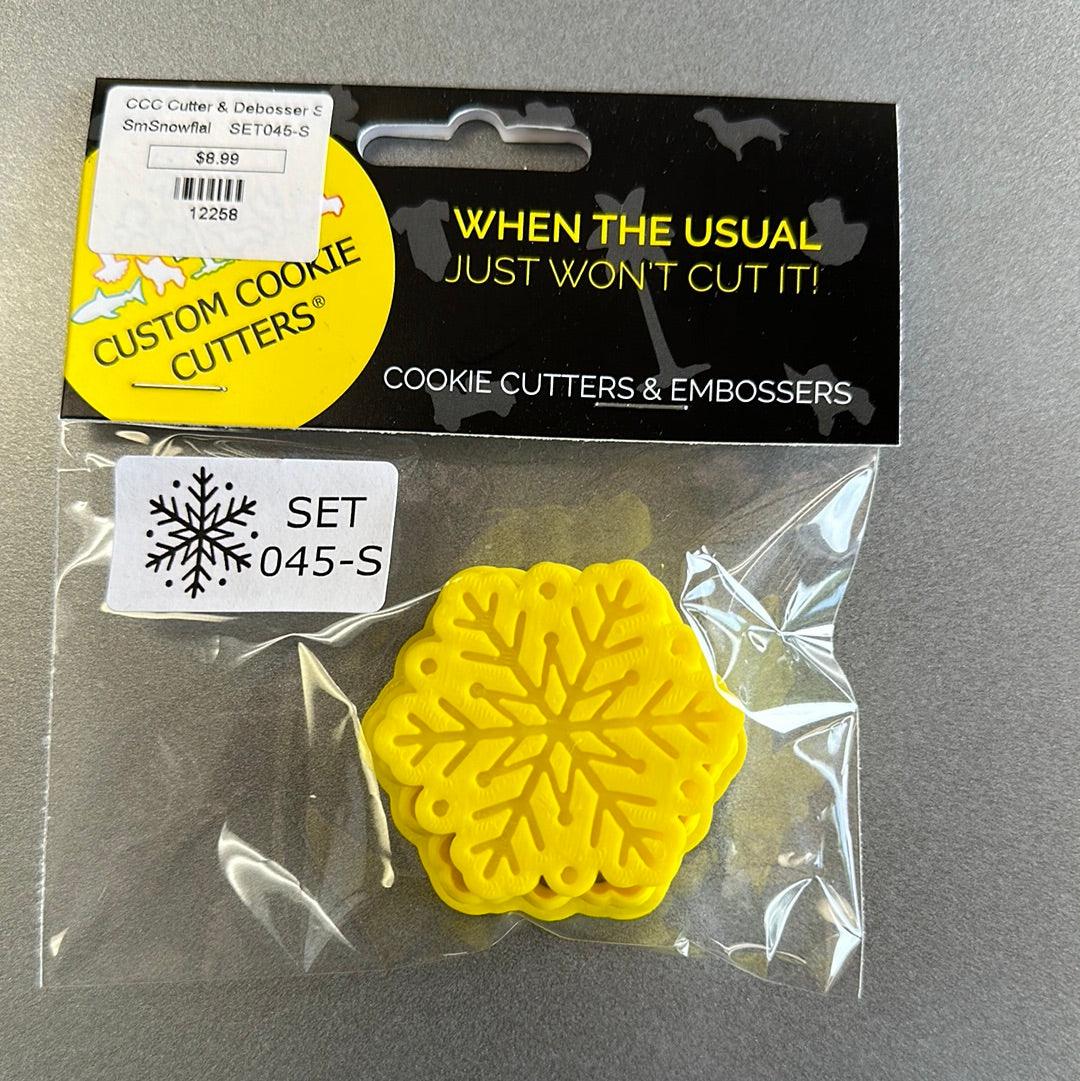 CCC Cutter & Debosser Set Snowflake Small - Sweet Life Cake Supply