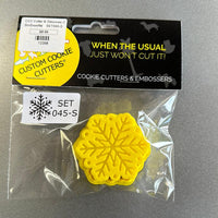 CCC Cutter & Debosser Set Snowflake Small - Sweet Life Cake Supply