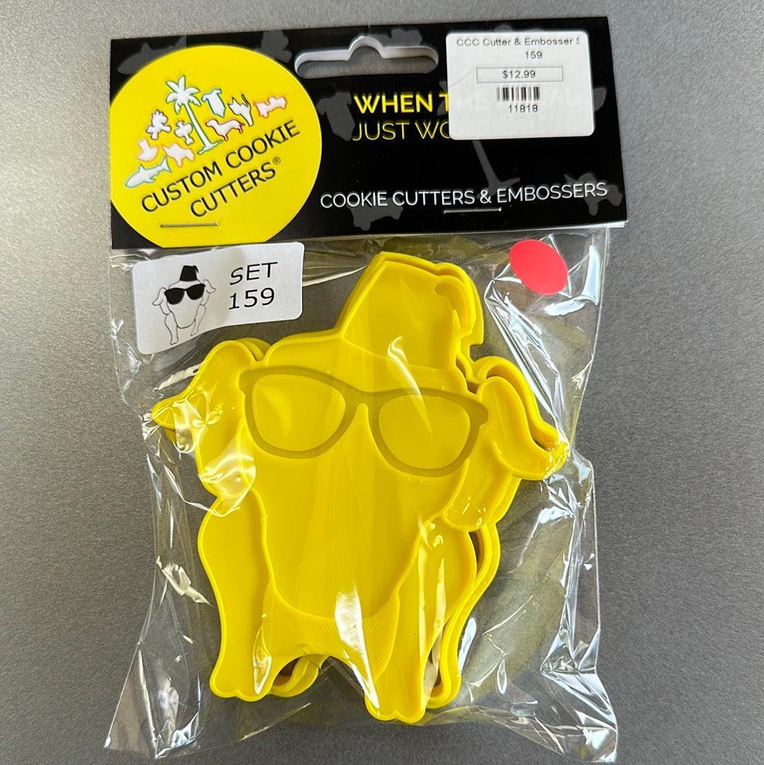 CCC Cutter & Embosser Set Friends Turkey - Sweet Life Cake Supply