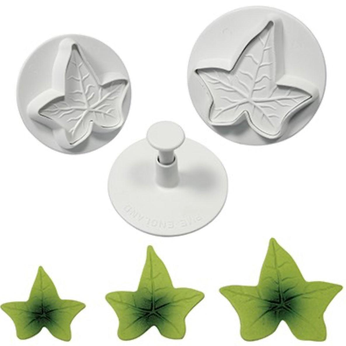 PME FOLIAGE PLUNGER CUTTERS -LARGE VEINED IVY LEAF* - Sweet Life Cake Supply
