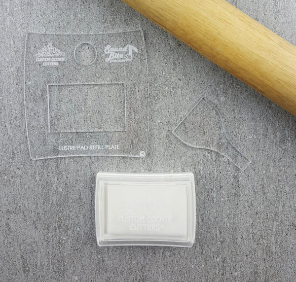 CCC Luster Stamping Starter Kit Plate & Pad Only - Sweet Life Cake Supply