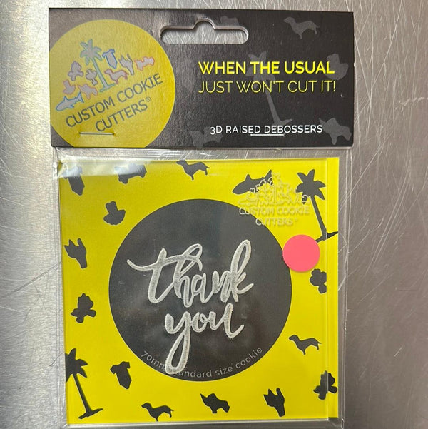 CCC Debosser Thank You - Sweet Life Cake Supply