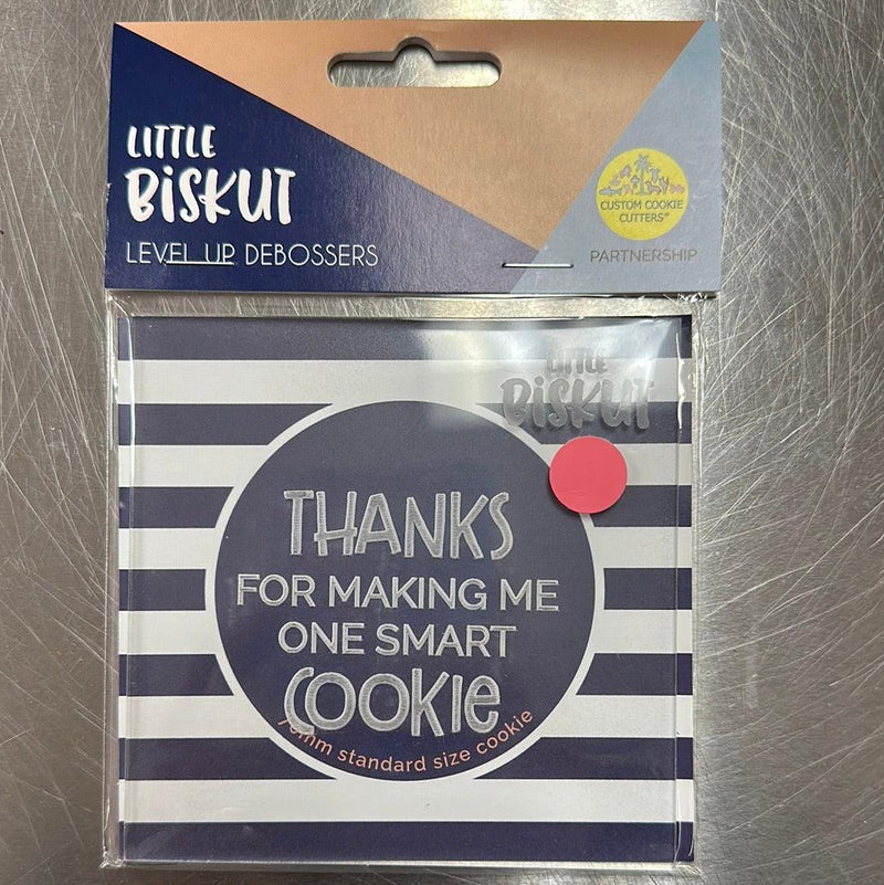 Little Biskut One Smart Cookie Debosser