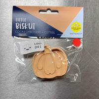 Little Biskut Cutter Set Pumpkin Stamp & Cutter - Sweet Life Cake Supply