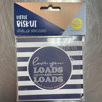 Little Biskut Love You Loads & Loads Debosser - Sweet Life Cake Supply