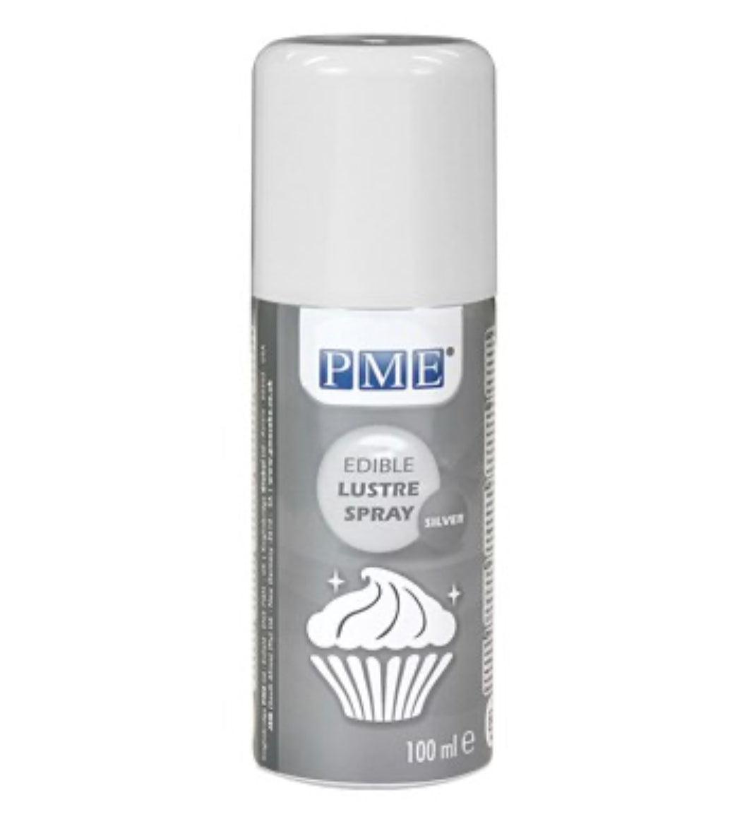 PME Edible Metallic Spray- Silver* - Sweet Life Cake Supply