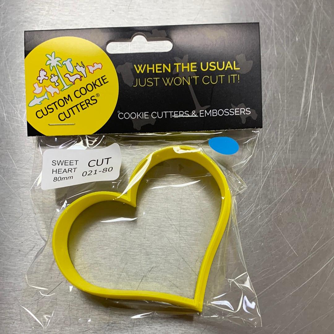 CCC Cutter Sweet Heart 80mm - Sweet Life Cake Supply