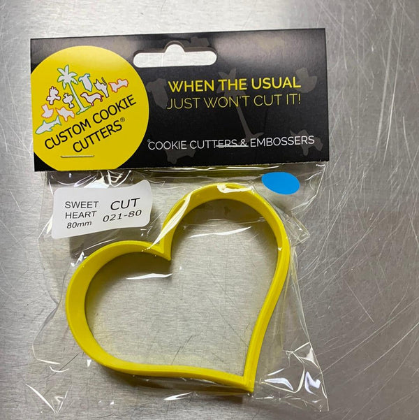 CCC Cutter Sweet Heart 80mm - Sweet Life Cake Supply