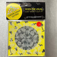 CCC Pattern Plate Sweet Pea Florals - Sweet Life Cake Supply
