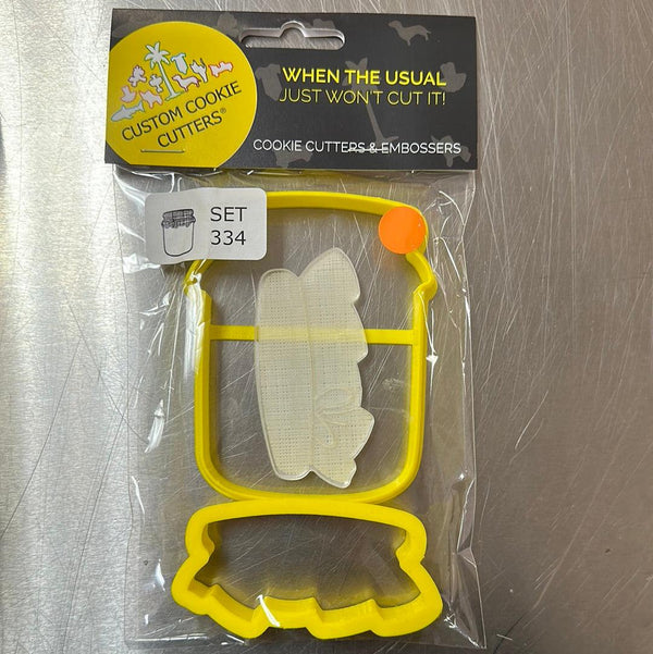 Cutter & Debosser Set Jam Jar - Sweet Life Cake Supply