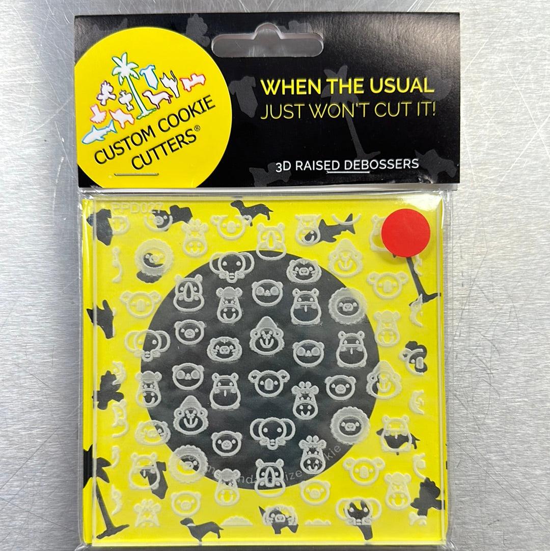CCC Pattern Plate Zoo Animals - Sweet Life Cake Supply