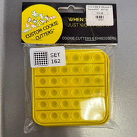 CCC Cutter & Debosser Set Square POP IT - Sweet Life Cake Supply