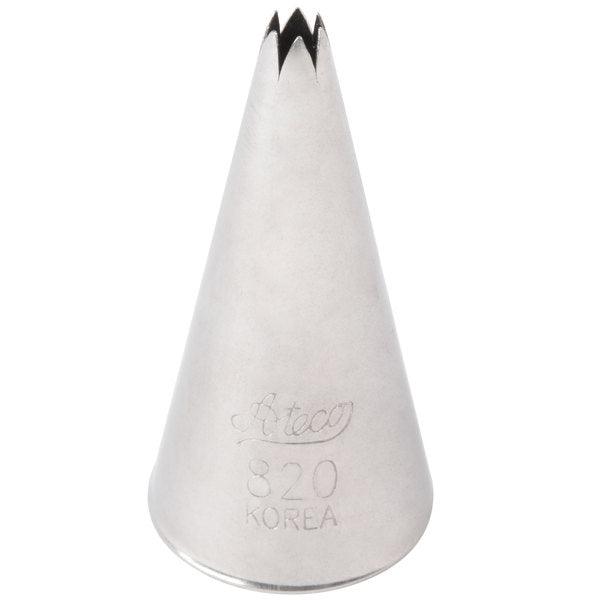 Med Tube S/S 0 Star #820 - Sweet Life Cake Supply