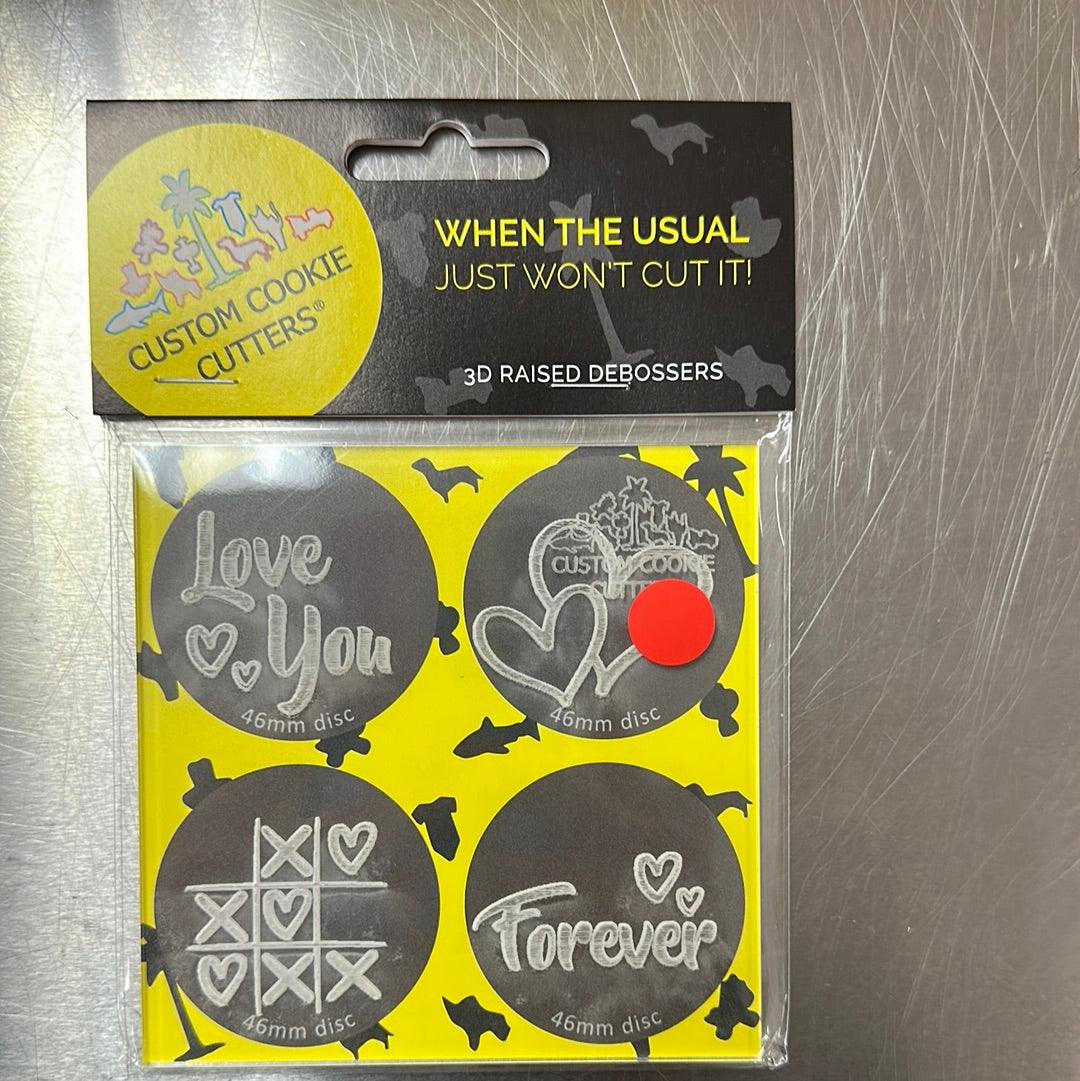 CCC Mini Debosser Love - Sweet Life Cake Supply