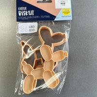 Little Biskut Cutter Set Balloon Dog Stamp & Cutter - Sweet Life Cake Supply