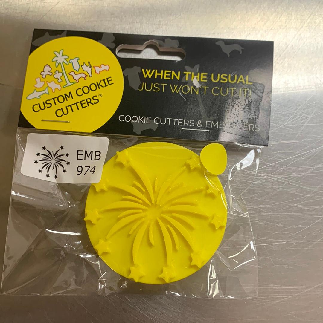 CCC Embosser Fireworks Embosser - Sweet Life Cake Supply