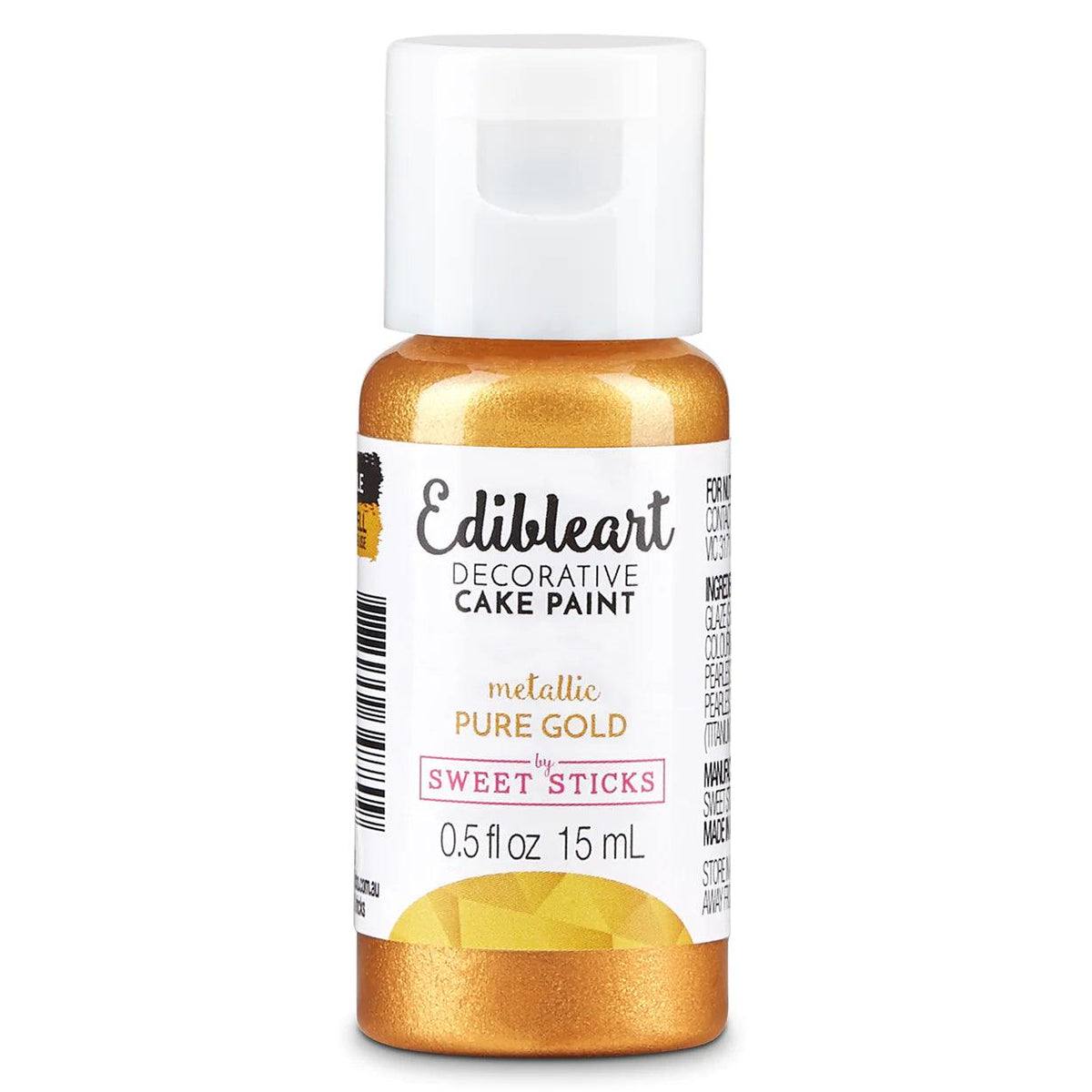 Sweet Sticks Metallic Pure Gold Cake Paint - Sweet Life Cake Supply
