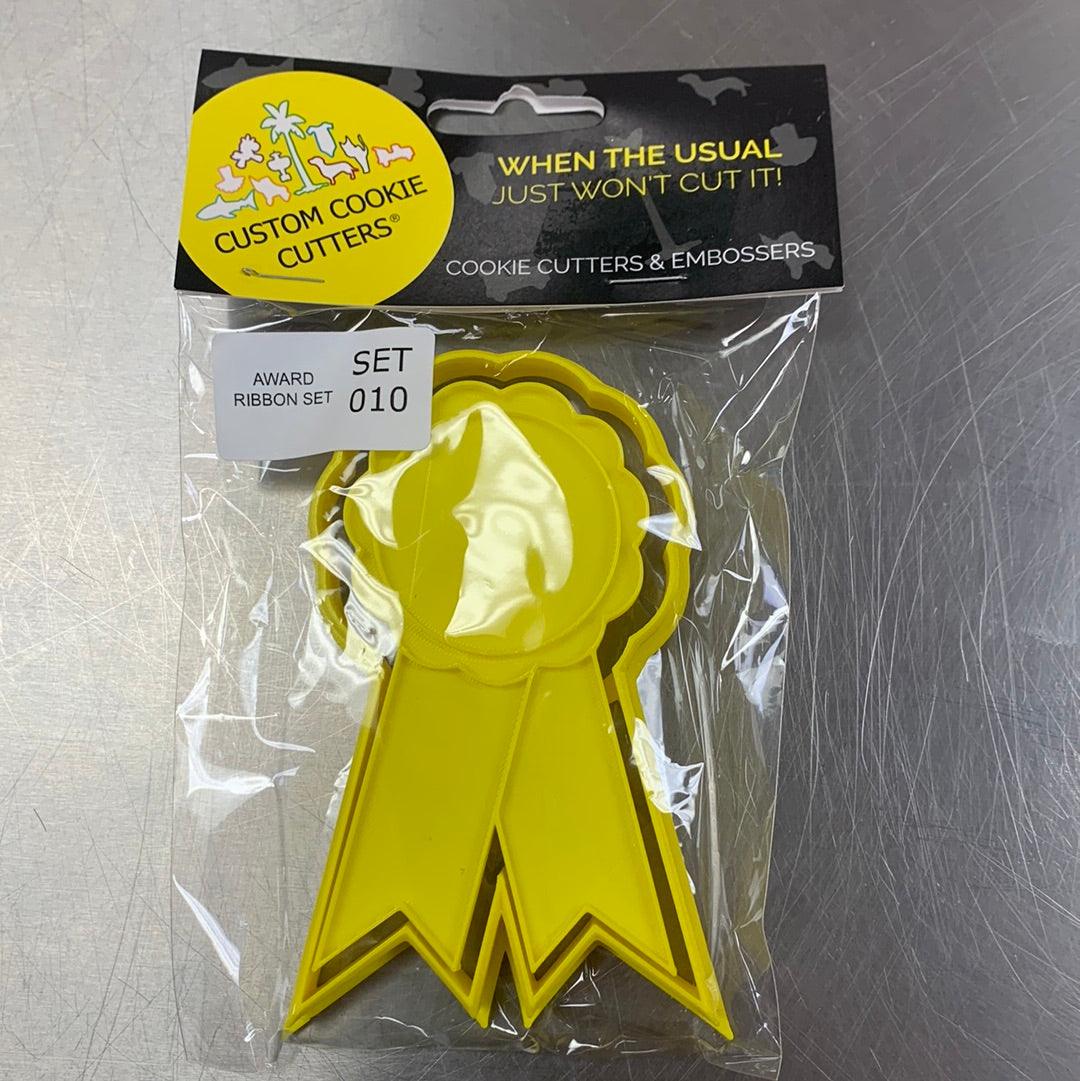 CCC Cutter & Embosser Set Award Ribbon - Sweet Life Cake Supply