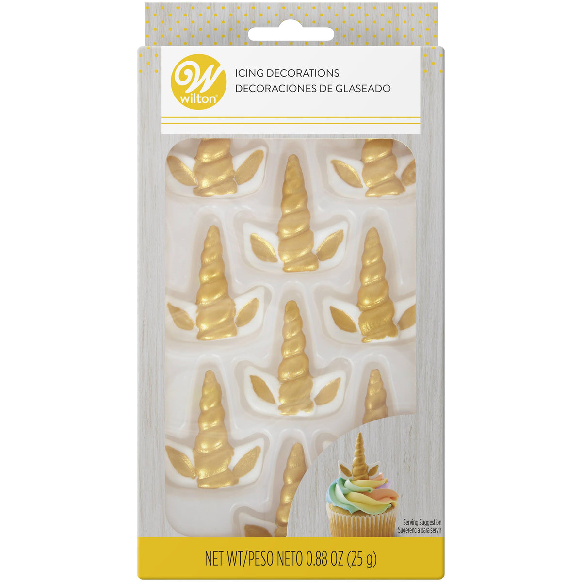 Wilton Unicorn Horn Royal Icing Set* - Sweet Life Cake Supply