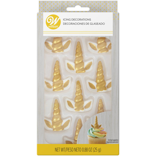 Wilton Unicorn Horn Royal Icing Set* - Sweet Life Cake Supply